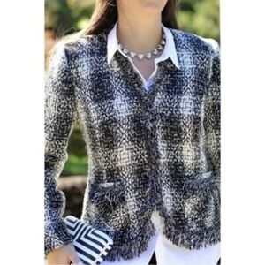 Carol Anderson Elegant Black and White Women's Blazer